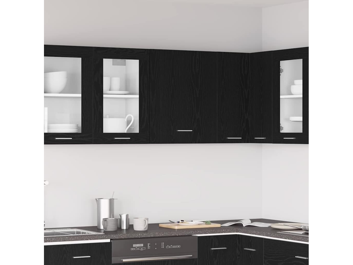 Vidaxl Armário Suspenso Carvalho Preto 50 X 31 X 60 Cm