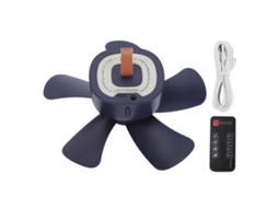 Ventilador Elétrico Compacto Laxiscreed, Pendurado Para Tendas De Camping, Portátil Usb E Fácil De Transportar