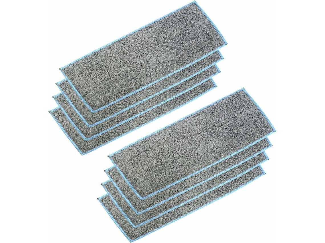 Pacote com 8 Panos de Limpeza Úmidos Laváveis​​ e Reutilizáveis​​ para Irobot Braava Jet M6 (6012)(6112) BRILVIBERA (6110)