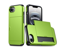 Capa Protetora À Prova De Choque Para Iphone 17e - Compartimento Para Cartão