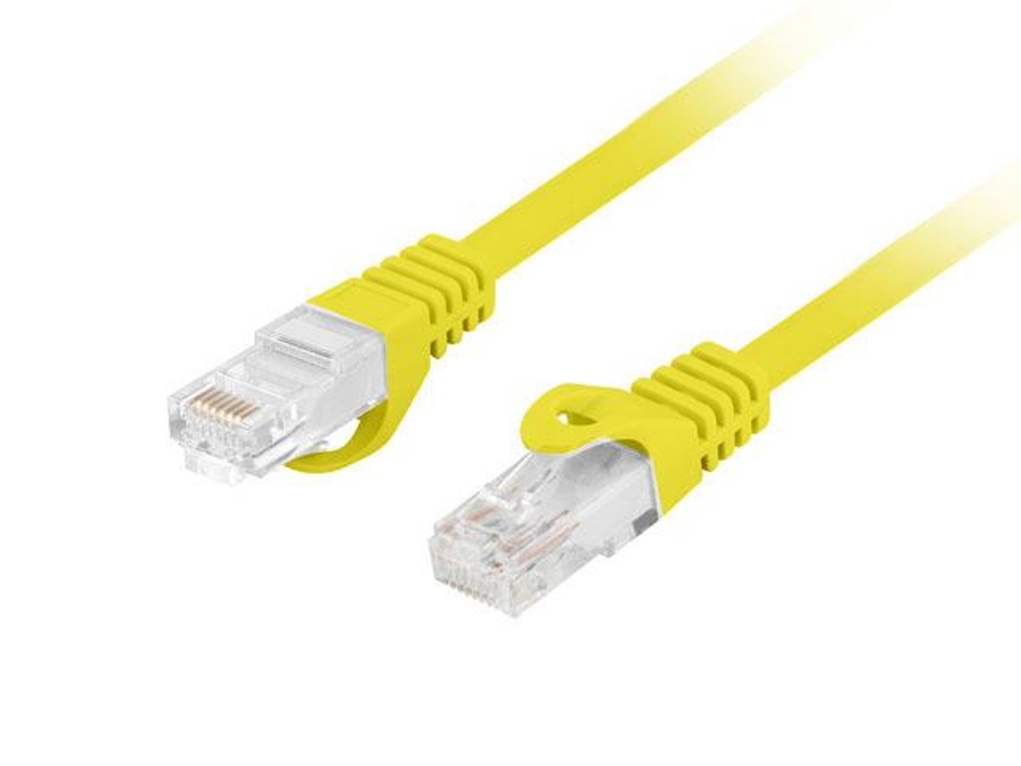 Cabo LANBERG Utp para Roteador, Modem, Switch 2m, Fluke Aprovado