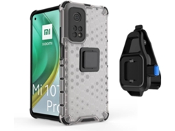 Capa com Clip para Xiaomi Mi 10T Pro PHONESHIELD 4x1 Honeycomb Cinzento