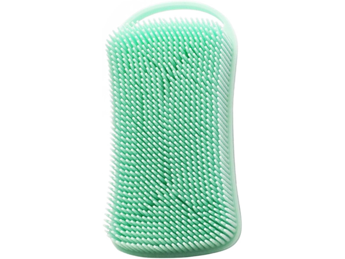Escova De Banho Esfoliante Dupla Face Ergonômica E Macia Em Silicone Para Cuidados Com Os Cabelos, Adequada Para Todos