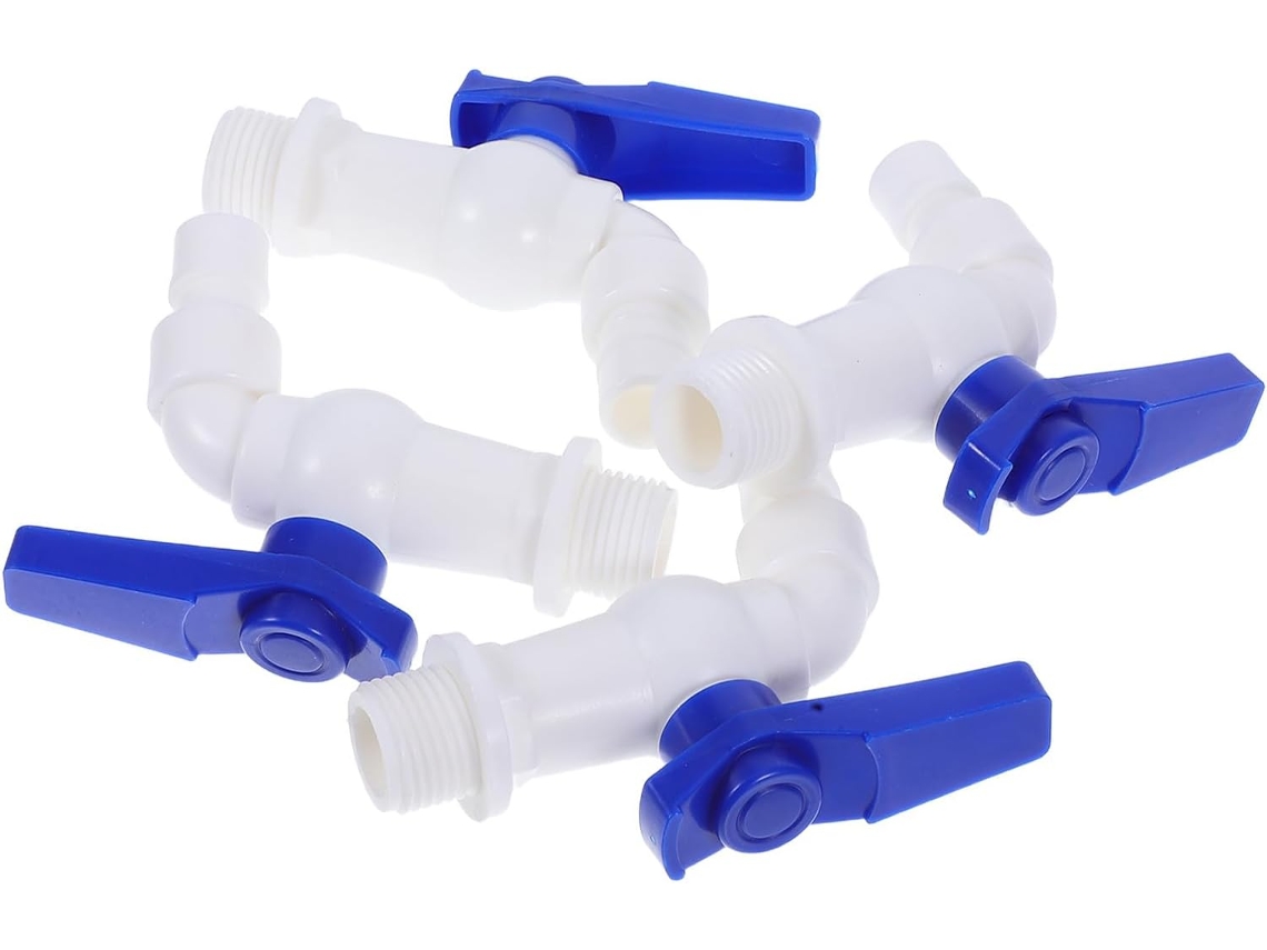 Torneiras de Jardim Inoomp em Plástico, Multifuncionais Es Às Intempéries, para Máquina de Lavar Roupa, Kit de 4 Peças CHABERLU
