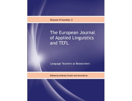 Livro the european journal of applied linguistics and tefl de edited by andrzej cirocki guest editor anne burns (inglês)