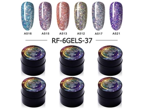 5ml Verniz De Unhas Nail Print Kit De Gel Polonês Platina Brilhante Rosalind