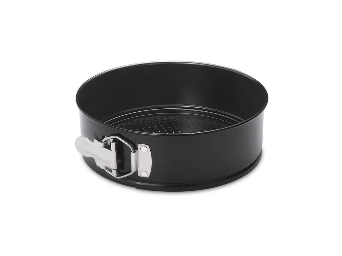 Forma flexível antiaderente Rebe de 24 cm com fundo removível para cheesecake à prova de vazamentos.