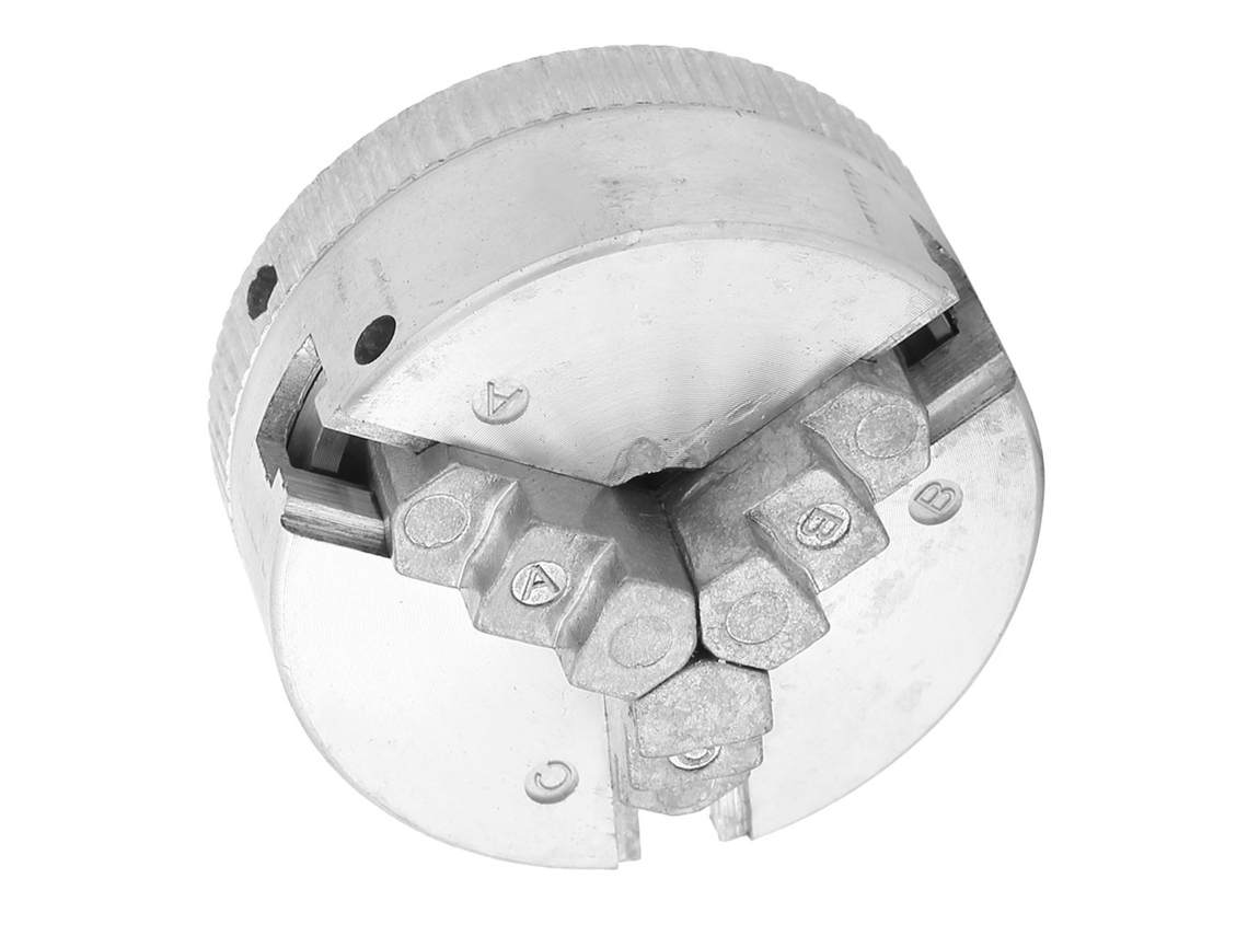 Laxiscreed Porta-morsa De Aço Zinco Com Três Mandris Para Toretes E Máquinas Cnc