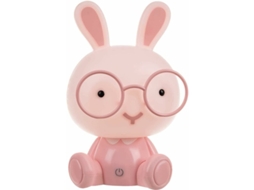 KOFIHETY Luminária Noturna Led Infantil Coelho Rosa Com 3 Níveis de Intensidade Luminosa Unoiu