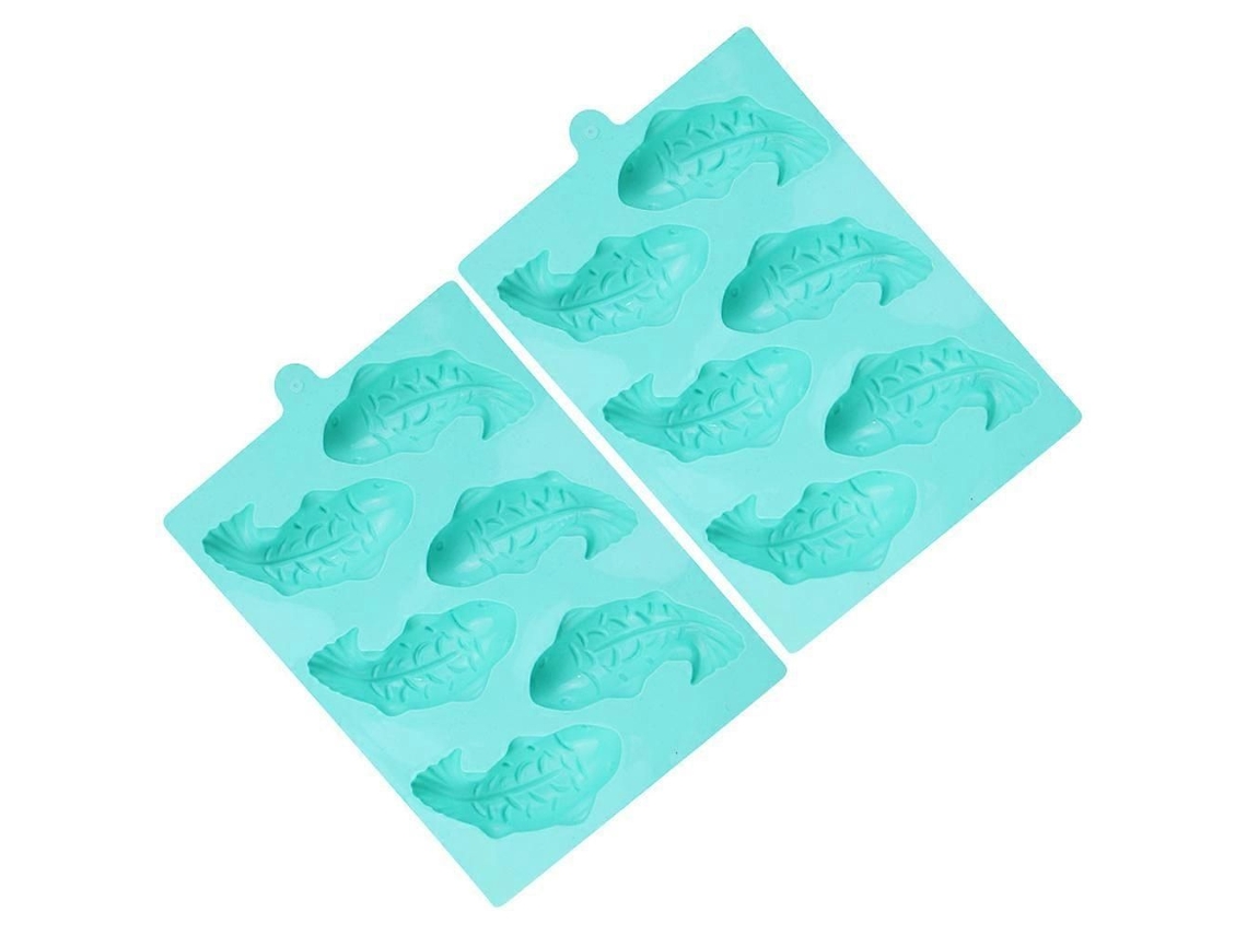 Forma De Silicone Em Formato De Carpa Para Bolos E Sobremesas