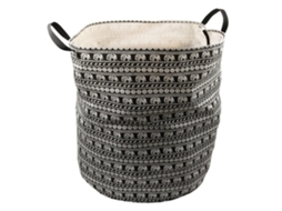 Cesto de Roupa Dobrável de 45L com Tampa BRILVIBERA