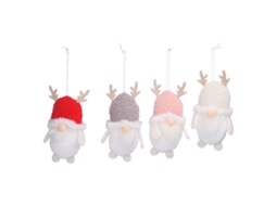 Primerox 4pcs Duende Sem Rosto de Natal Bonecas Figurinas Brinquedos Adornos Penduráveis