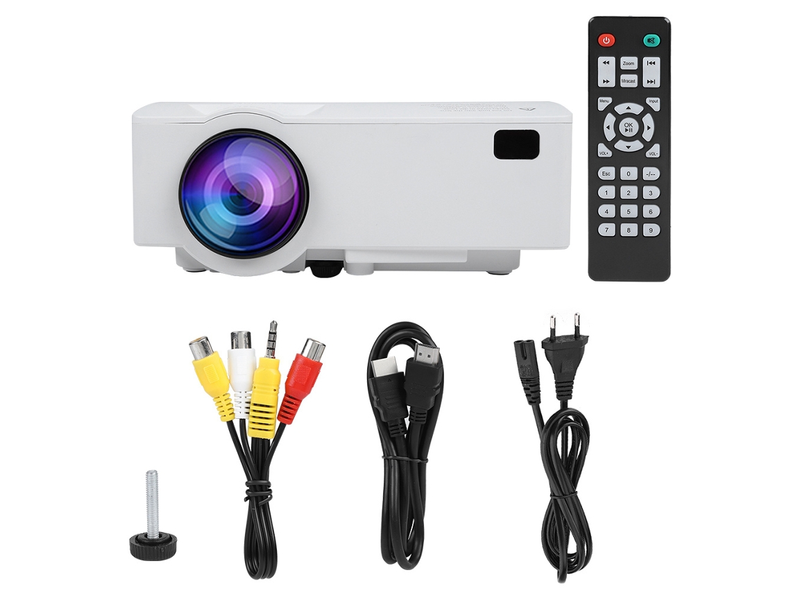 Projetor Doméstico Projeção Full Hd Som Estéreo EOOCOO
