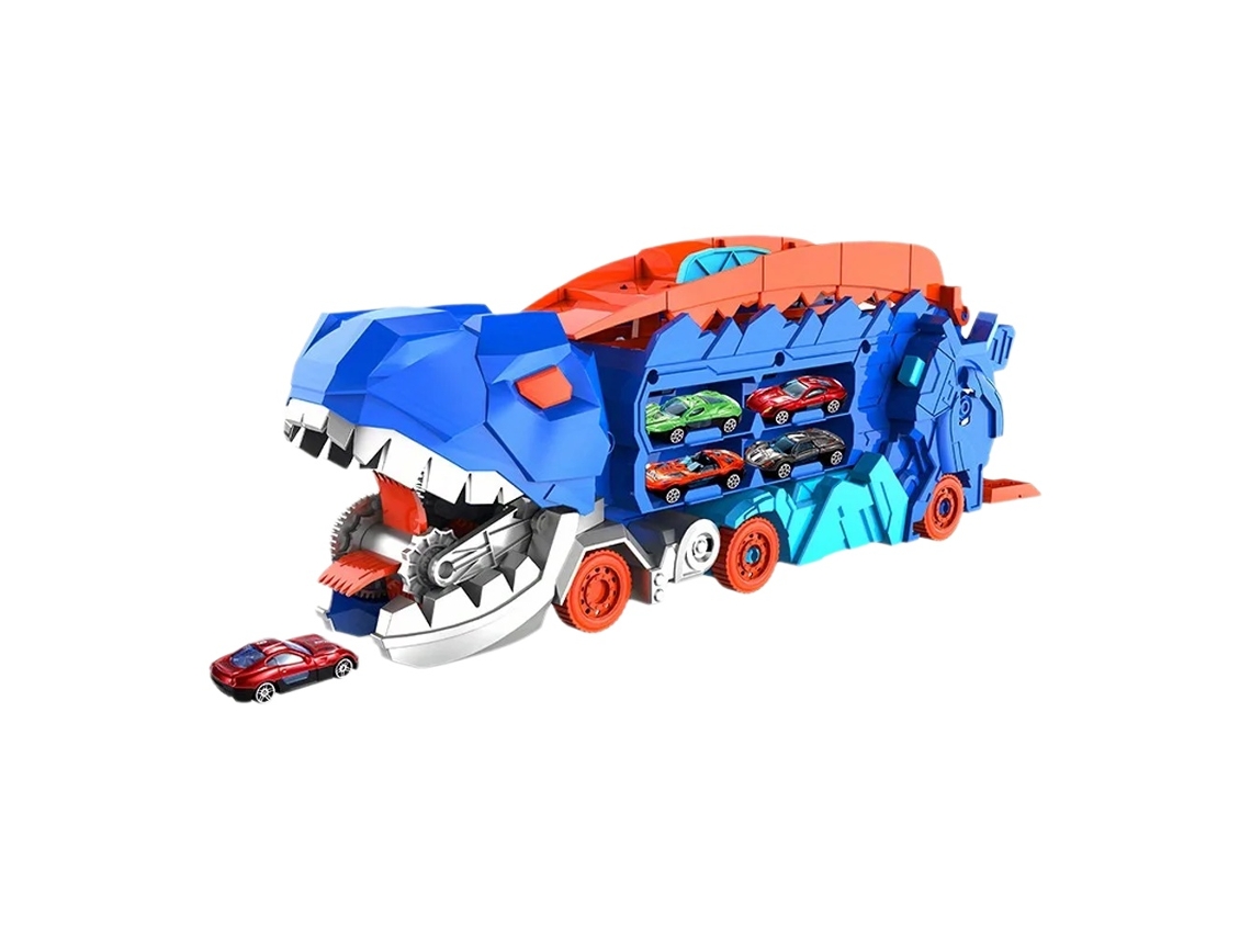 Caminhão De Transporte De Dinossauros De 25 Polegadas, Feito De Plástico, Escala 1:64.