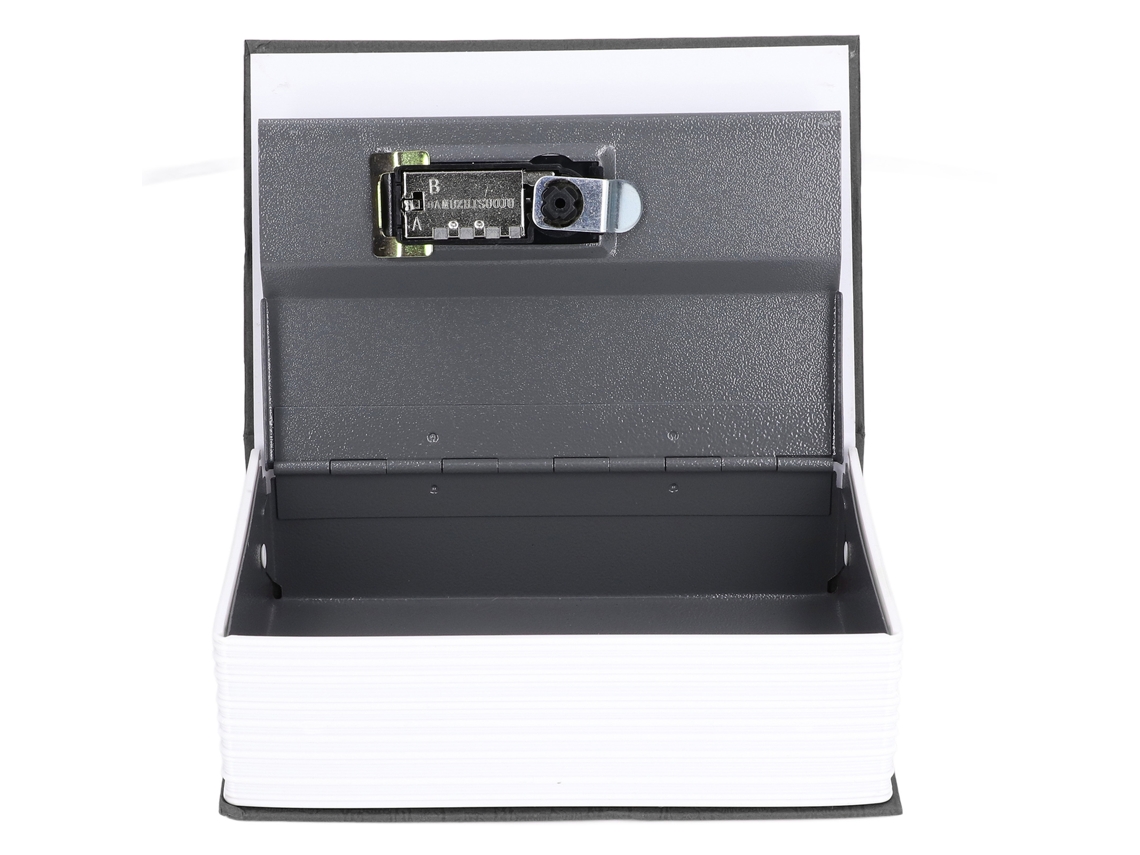 Cofre em Forma de Livro com Fechadura por Senha Box de Armazenamento Seguro de Aço | S/MARCA
