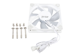 Ventilador De Gabinete Argb Pwm De 120mm Com Rolamento Hidráulico 5v 1500rpm Cooler De Pc Branco