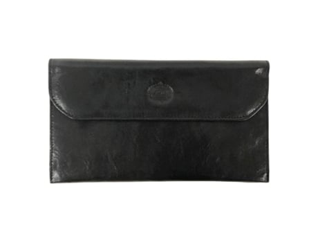 Carteira Carteira De Mulher Marroquinaria Antunes Horizontal Preto