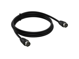 Cabo de extensão com conector DIN macho de 4 pinos para conectores de áudio e DVR LALAMOLI (mesmo tamanho)