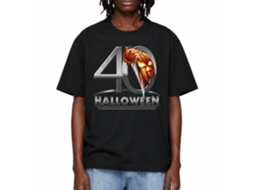 Rockinstone Halloween 40 Halloween Black Adult T-shirt Size:s