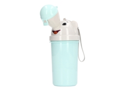 Mali urinol Portátil para Bebês 600ml Reutilizável Design Acordeão Leve Azul Claro