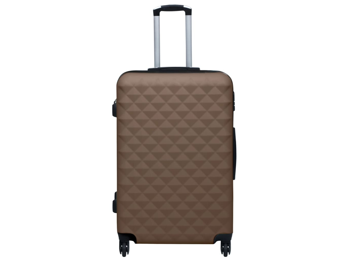 Maison Exclusive - Trólei Em Estojo Rígido Abs Castanho