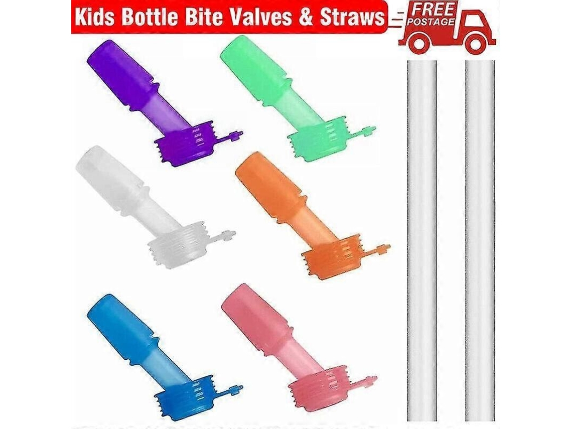 Válvulas Kids Bite Compatíveis Com Todas As Garrafas De Água Camel Bak Eddy Kids Branco