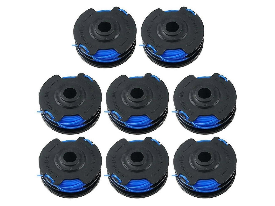 Conjunto De 8 Bobinas De Fio Para Aparador De Grama Homelite, Modelo Ac41rl3.