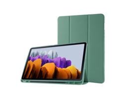 Capa Protetora Completa Para Tablet Em Tpu E Couro Com Suporte Caneta, Função De Ativação/desativação Automática S7 11, Fe, Plu Tuotuo