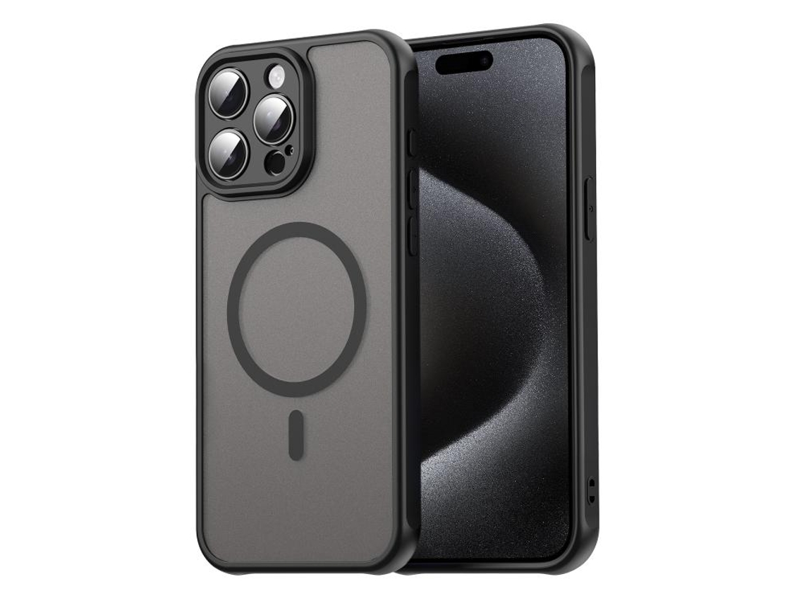 Capa Fan Dun Para Iphone 15 Pro - Tpu Híbrido Pc Fosco - Magsafe