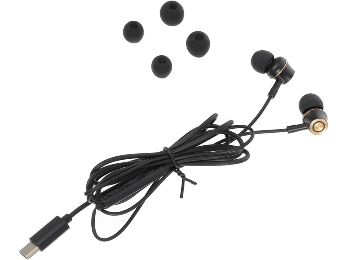 Fones De Ouvido Usb Tipo-c Com Ruído E Volume Para Celular Tablet