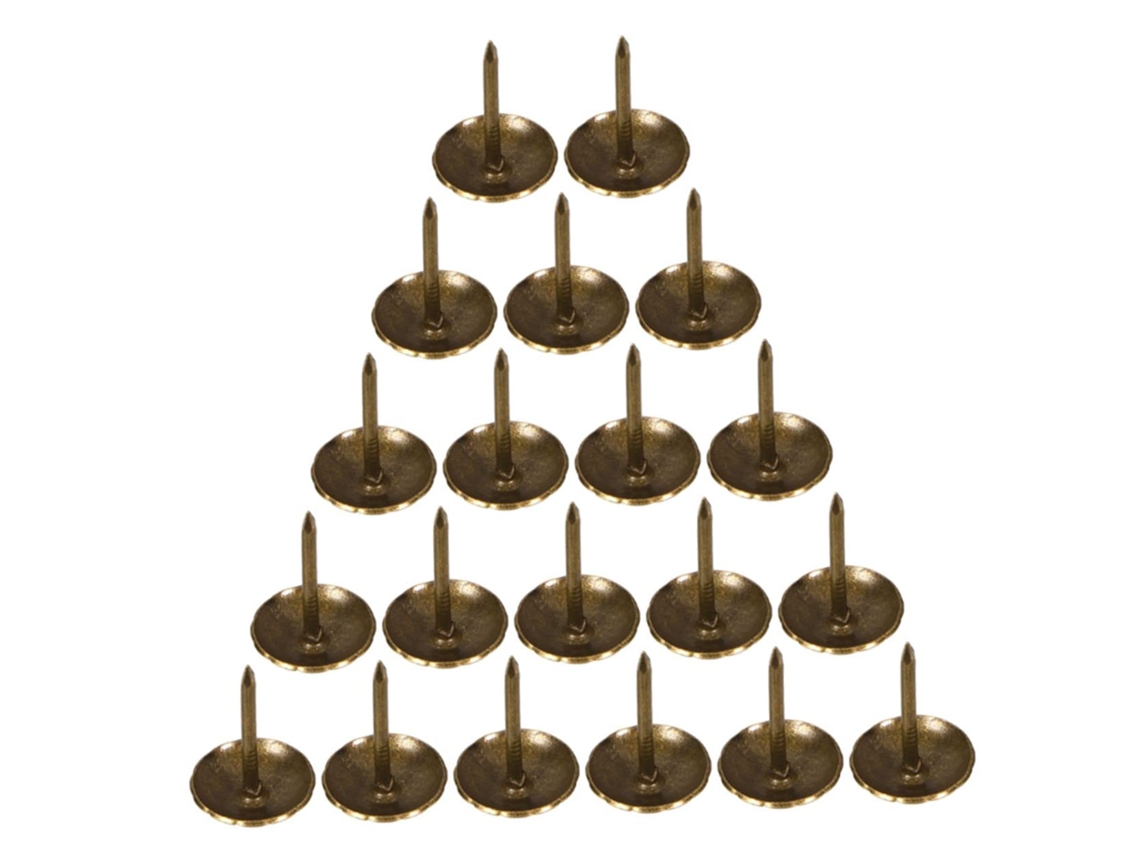 Conjunto De 300 Tachas Decorativas Antigas Para Estofamento