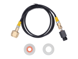 Adaptador de recarga de Co2 para máquina de refrigerantes, mangueira 60 polegadas, conector Cga320 | S/MARCA