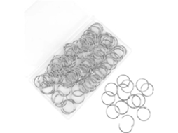Pasta Com 300 Argolas Para Folhas Soltas, 2, 5cm 1 Polegada, Chave Metálica Niquelada, Ideal Fichas E