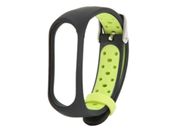 Pulseira Xiaomi Mi Band 6/5 NFC Bicolor Preto Verde EOOCOO