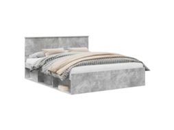 Estrutura da Cama com Cabeceira Concreto 160 X 200 Cm MAISON EXCLUSIVE