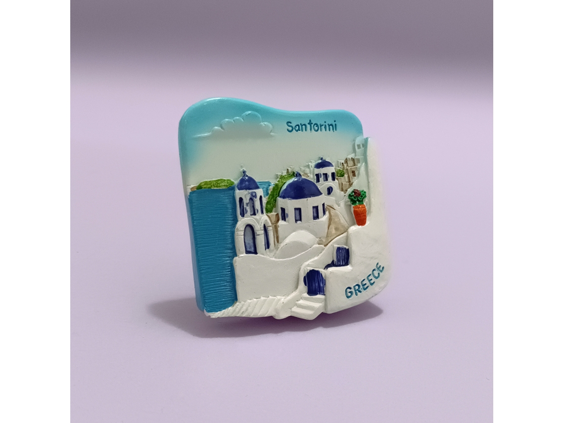 (santorini, Grécia) Ímãs De Geladeira Gregos Europeus, Lembrancinhas Turísticas