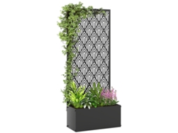 Canteiro CHEZMOI modular, aço, 240x62x30 cm