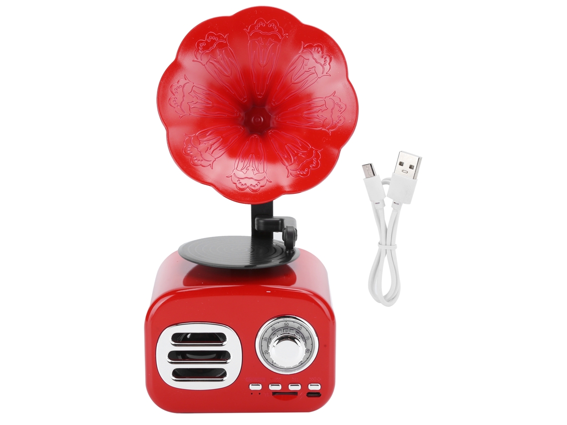 Aetheria alto falante Bluetooth Retro Portátil Vintage com Bateria 5w 2 Polegadas Ft 05u