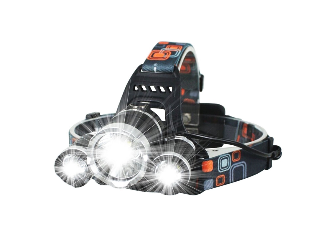Lanterna de Cabeça Led Multimodo, Recarregável Via Usb BRILVIBERA