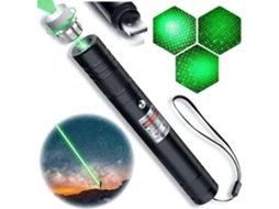 Ponteiro Laser Lanternas Táticas 2000 Metros Ponteiro Laser Recarregável Verde de Longo Alcance 
