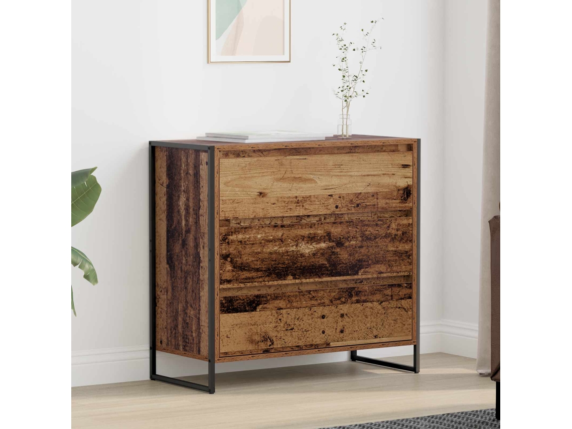 Vidaxl Buffet Madeira Antiga 79 X 36 X 75.5 Cm Madeira Processada