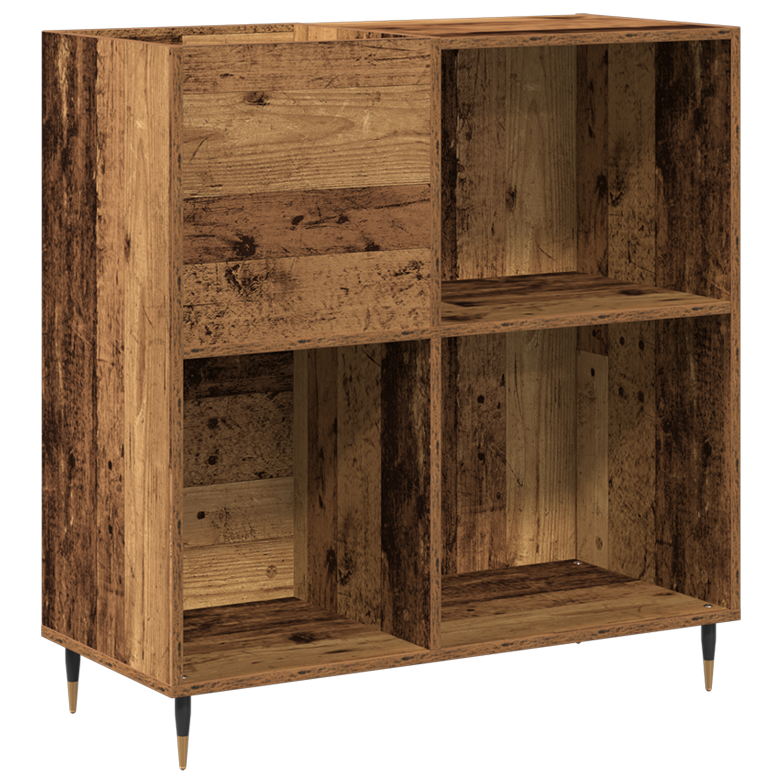 Conjunto 1 Unidade De Armazenamento Vidaxl Castanho Derivados De Madeira (85 X 38 X 89 Cm)