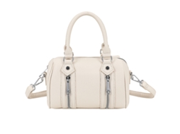Bolsa De Boliche Feminina Elegante Com Efeito Granulado E Alça De Ombro