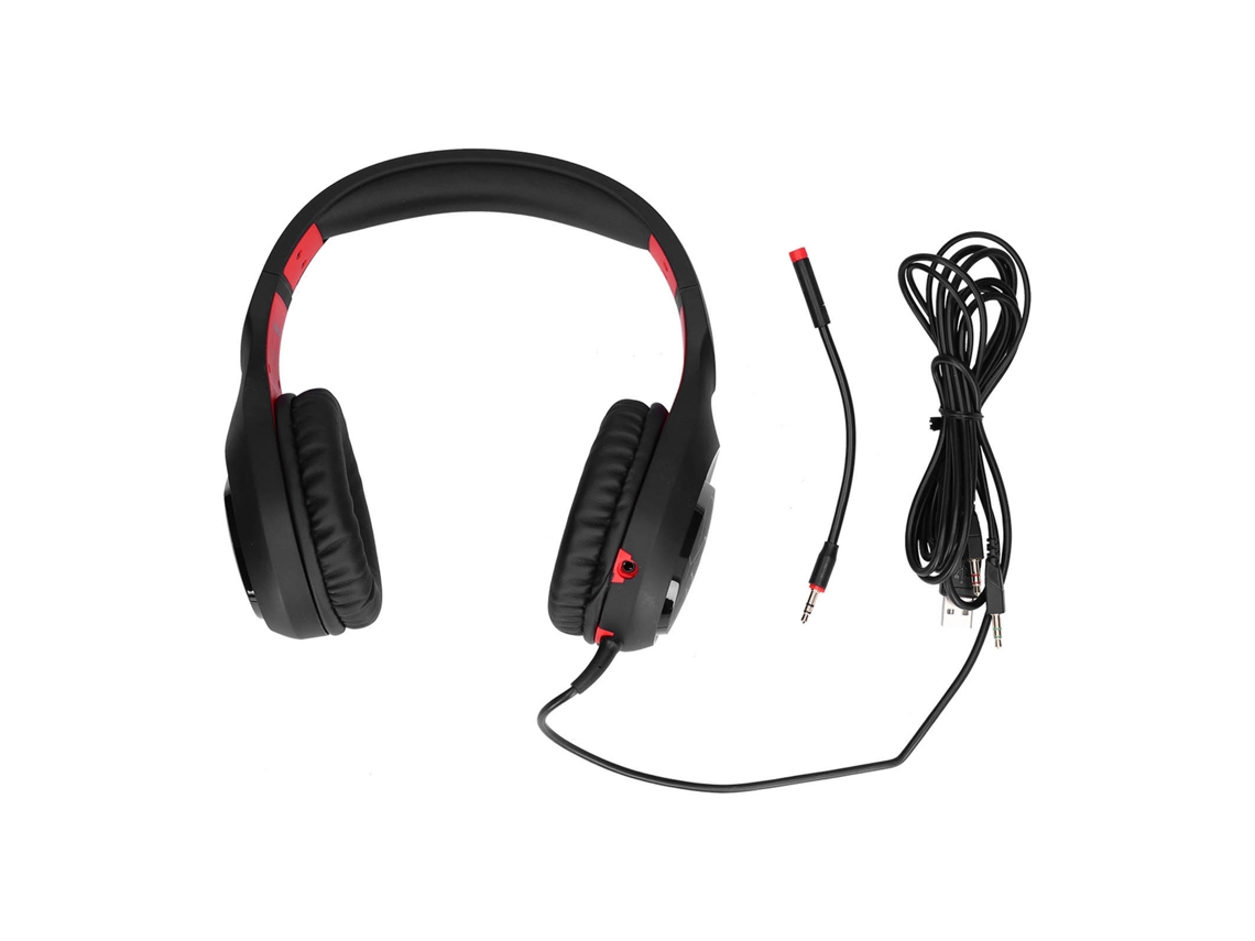 Aetheria fone de Ouvido Gamer Somic Gs301 Estéreo 7.1 com Microfone Bendável e Luzes Led Modo Dual Preto