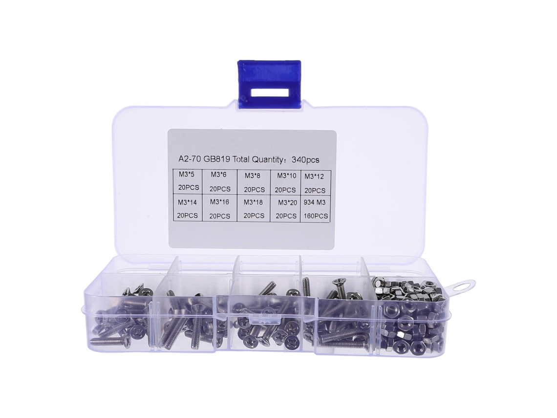 Kit De Parafusos Para Computador, Parafusos De Partida, Prata