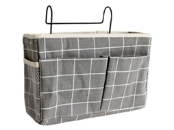 Organizador à prova d'água, bolsa prática para pendurar com 3 bolsas, organizador, bolsa grande para guardar coisas ao lado da cama Slowmoose