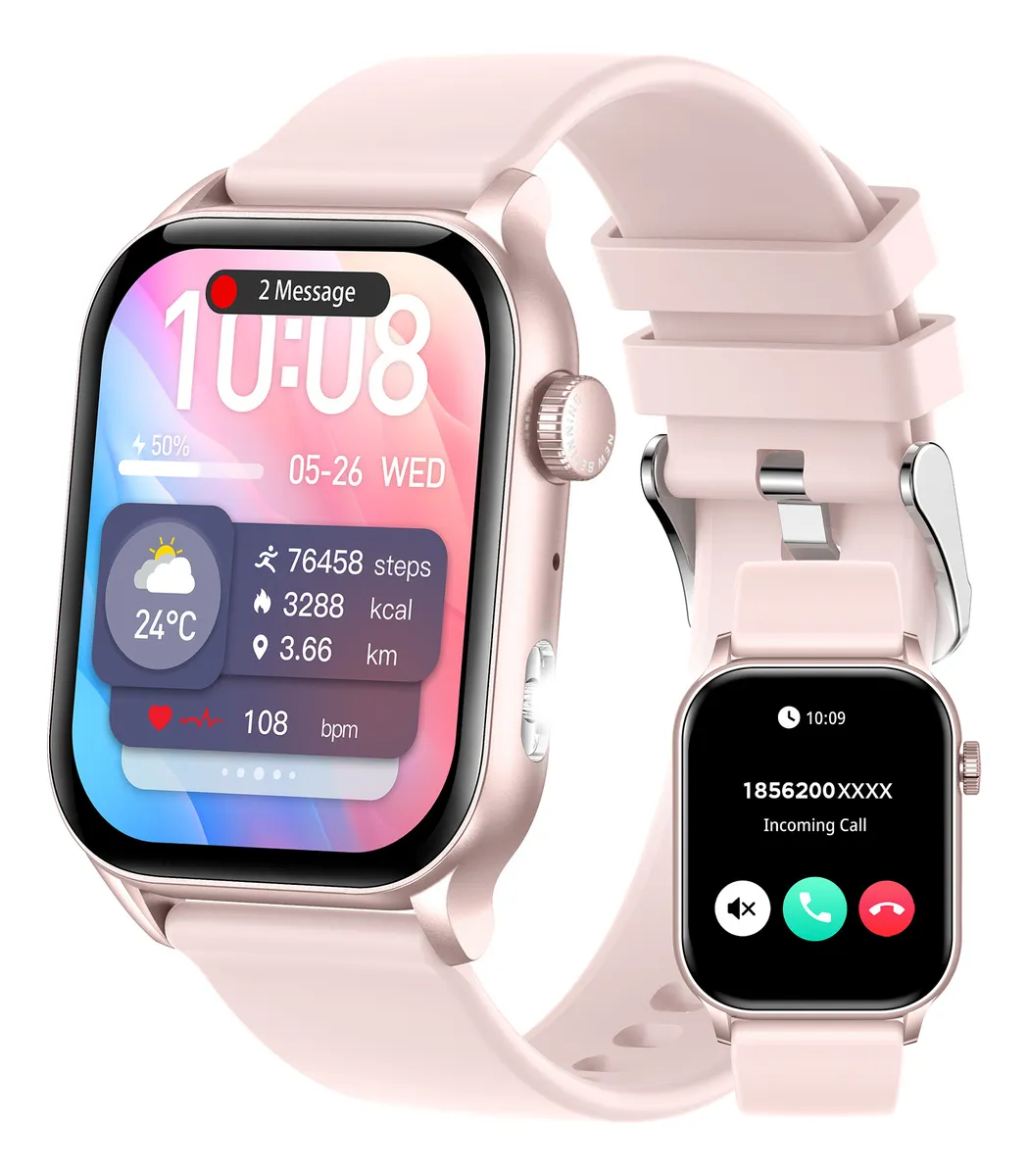 Smartwatch Eigiis Kr86 Amoled De 1,95 Polegadas Com Rastreador De Condicionamento Físicovayotoy