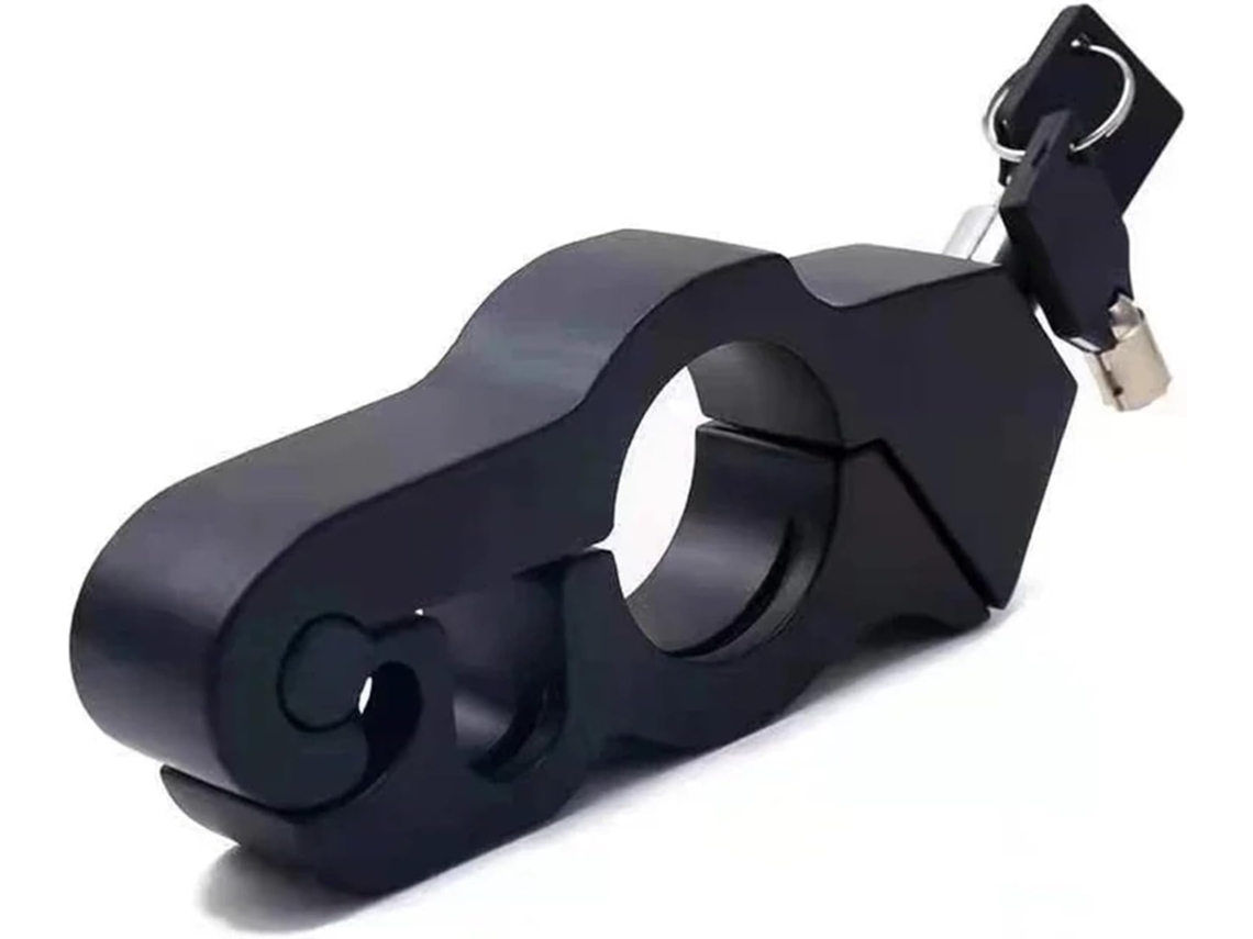 Cadeado para Guidão de Motocicleta Trava Antifurto 2 Chaves Liga Antifurto: Este Segurança Possui Design