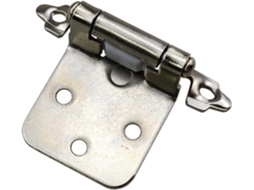 Dobradiças De Mola Para Portas De 1,4 Polegadas, 10 A 50 Mm, Com Fecho Em Níquel Branco.