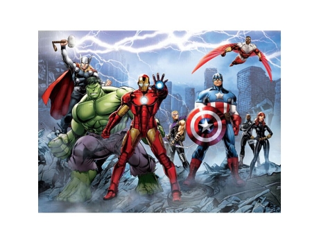 Papel De Parede Avengers Marvel 2 Ag Art
